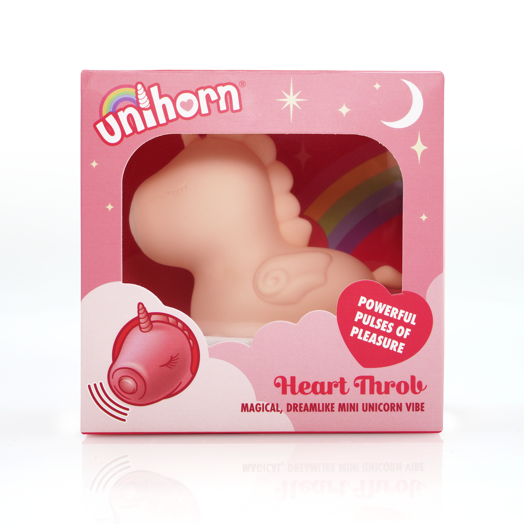 Heart Throb Unicorn Pulsing Clitoral Vibrator