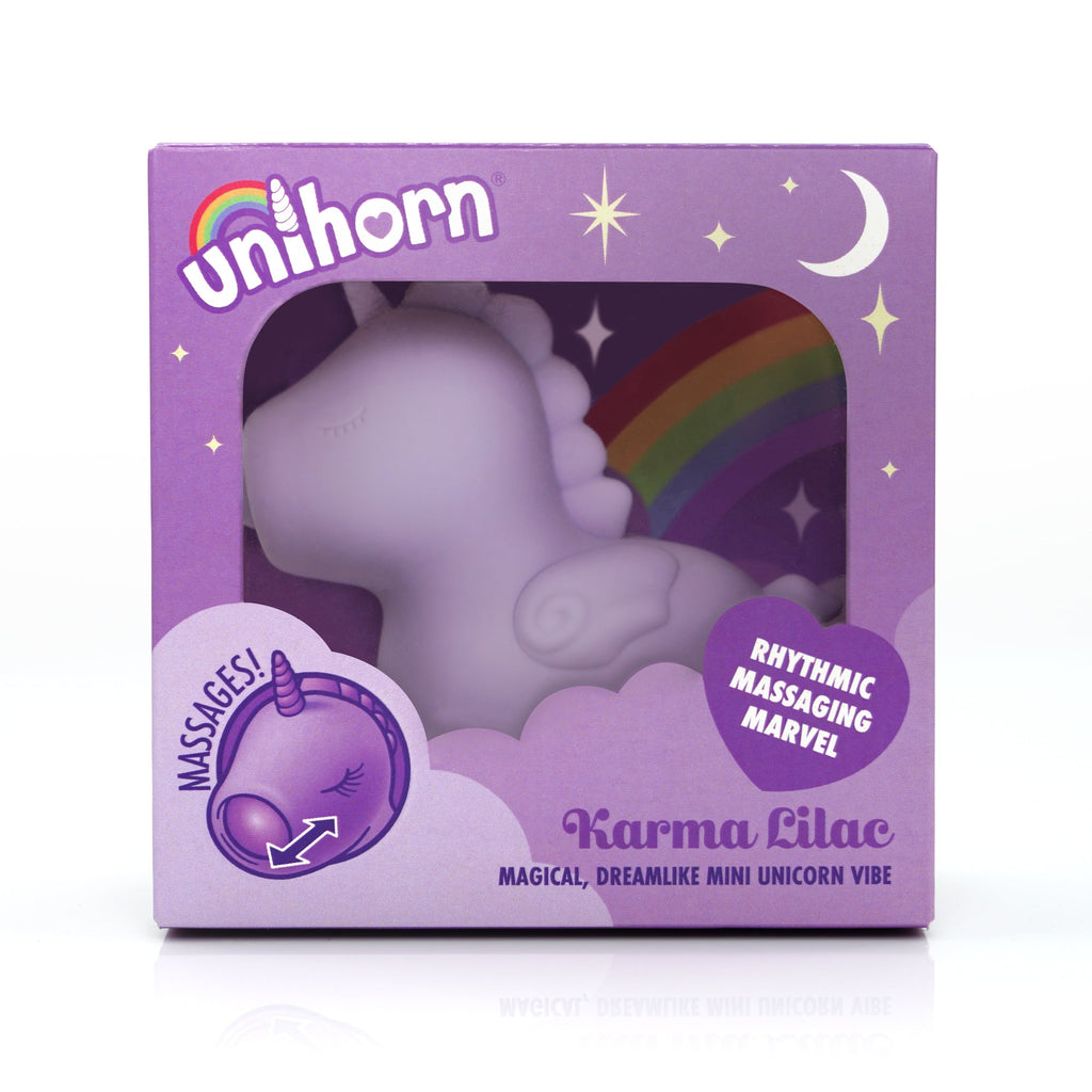 Karma Lilac Unicorn Massaging Clitoral Vibrator