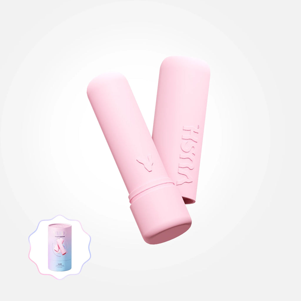 Gloss - Compact + Rechargeable Pink Bullet Vibrator with Travel Case