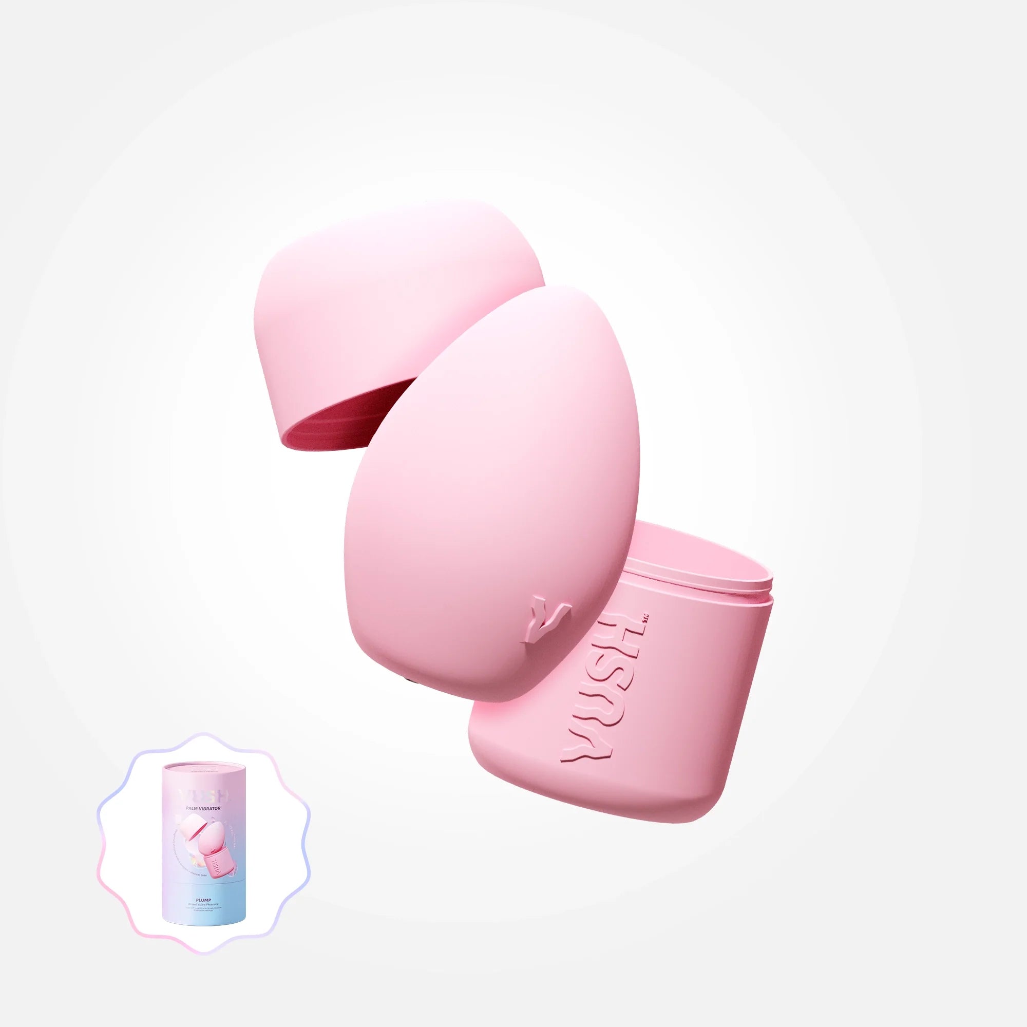 Plump Palm Vibrator - Pink Friday