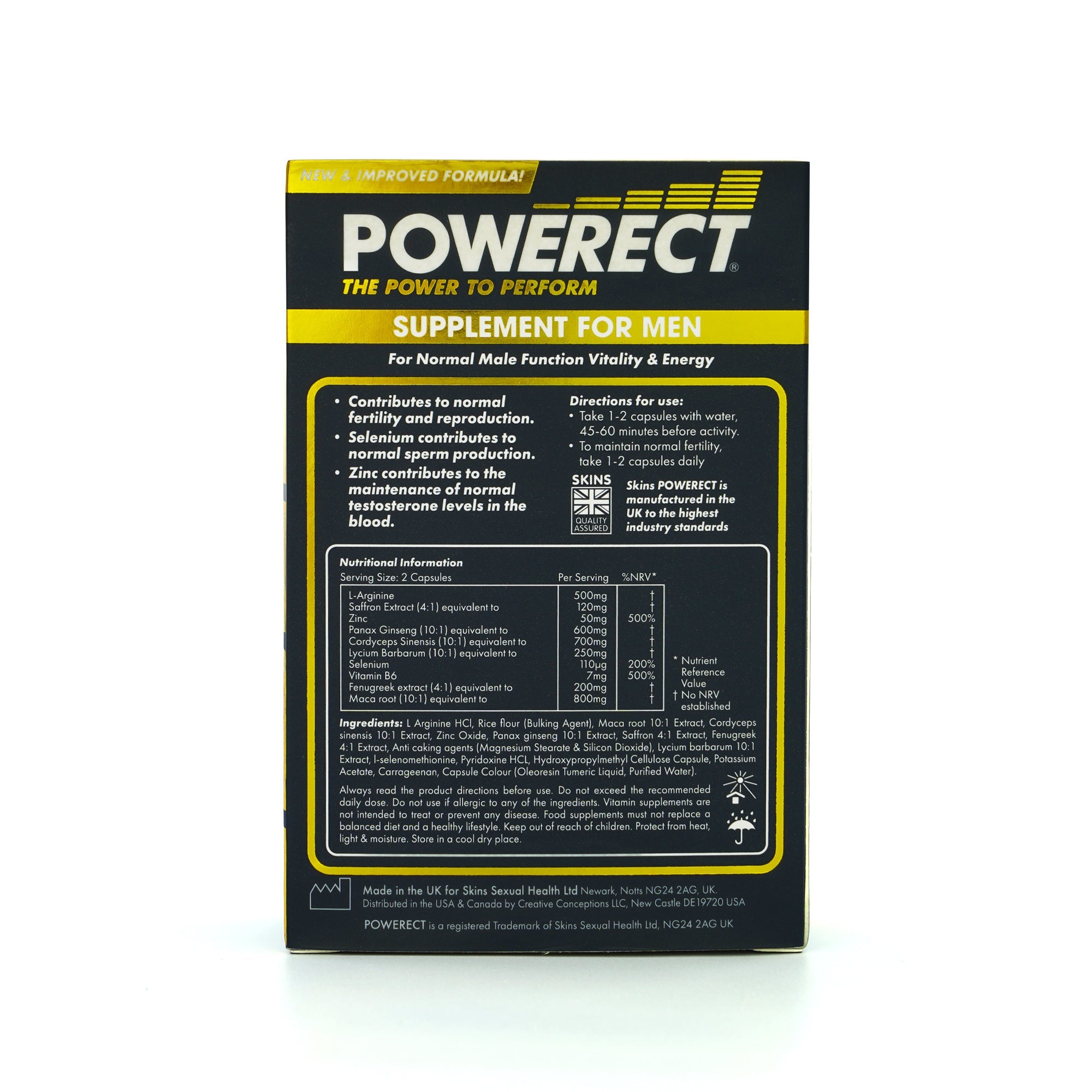 Powerect Pills - 60 Pack