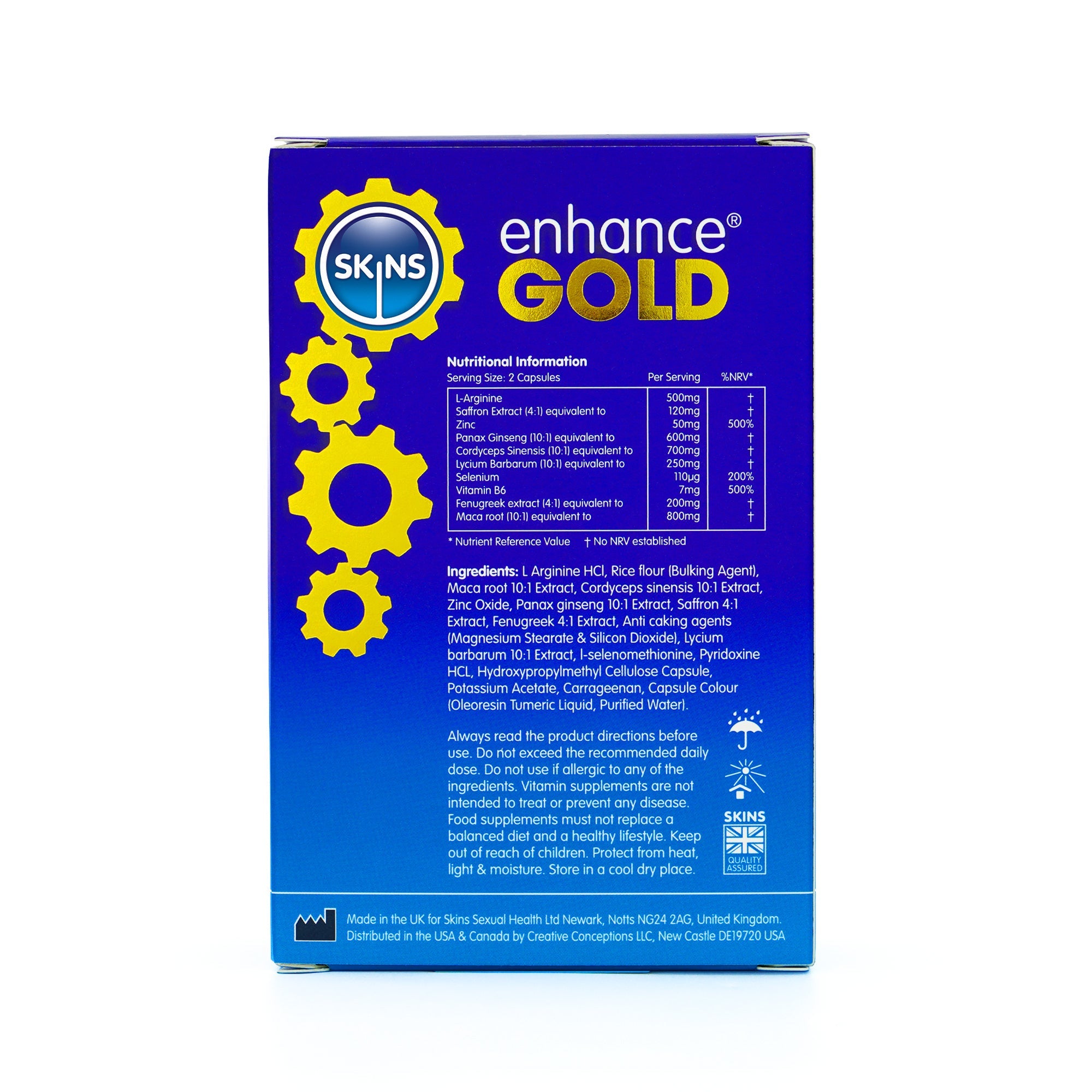 Skins Enhance Gold Pill - 60 Pack