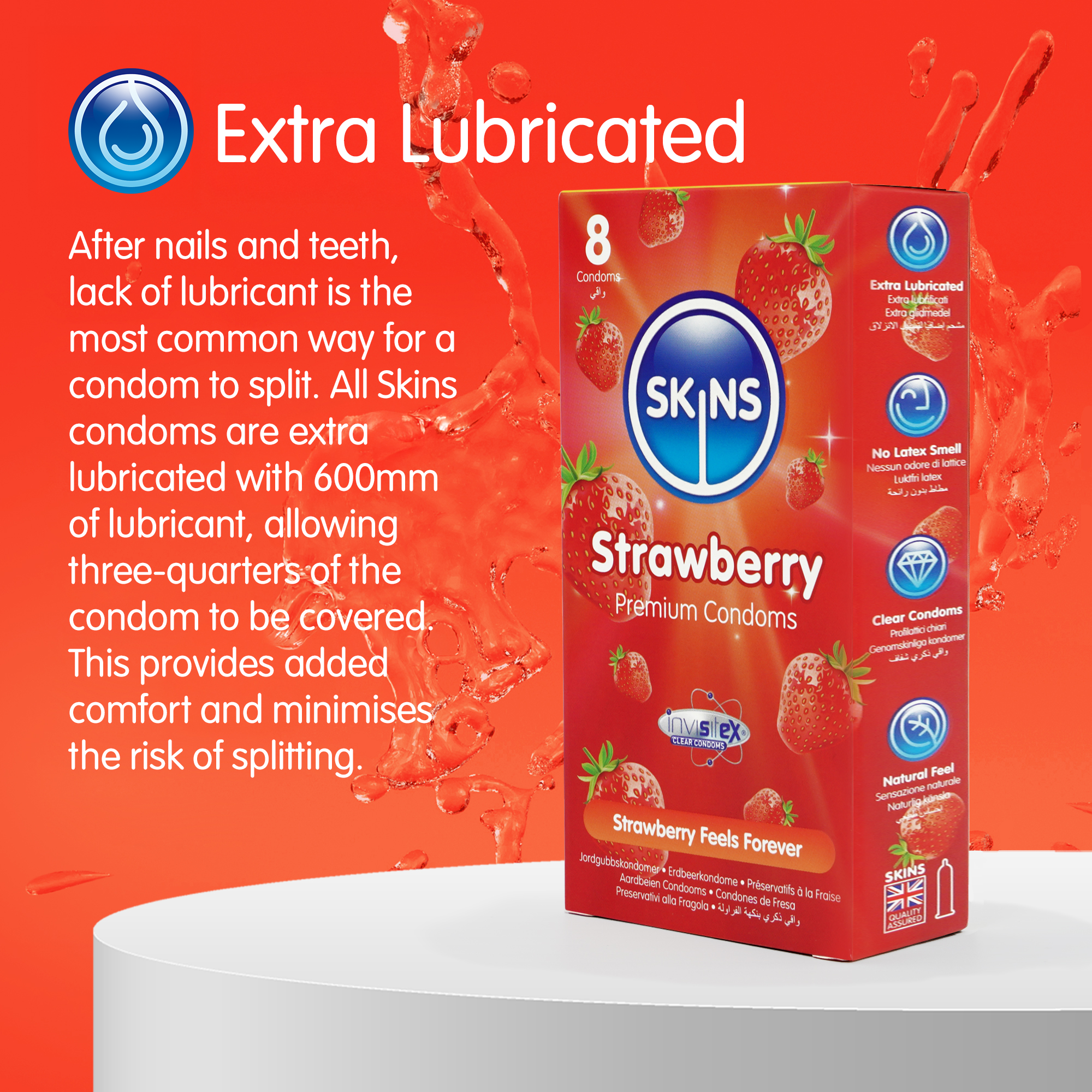 Strawberry Flavoured Condom