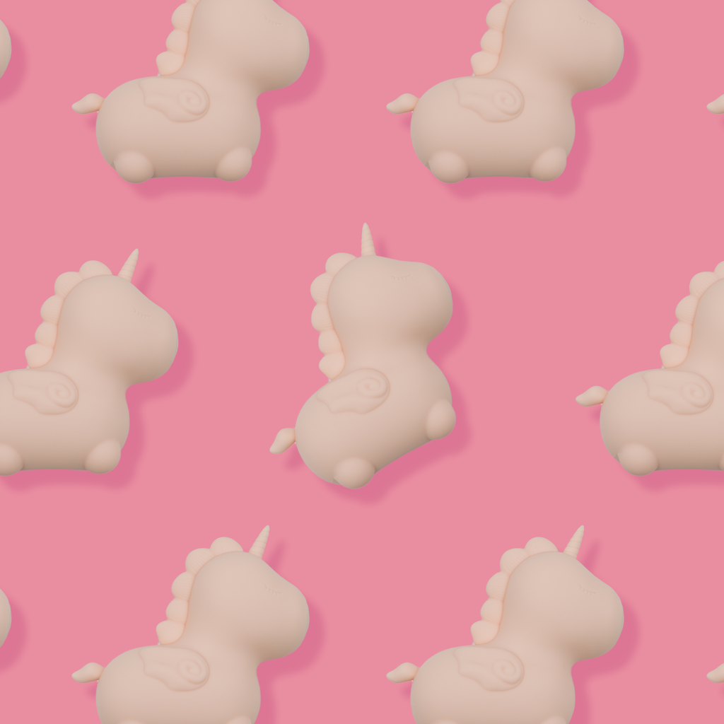 Heart Throb Unicorn Pulsing Clitoral Vibrator