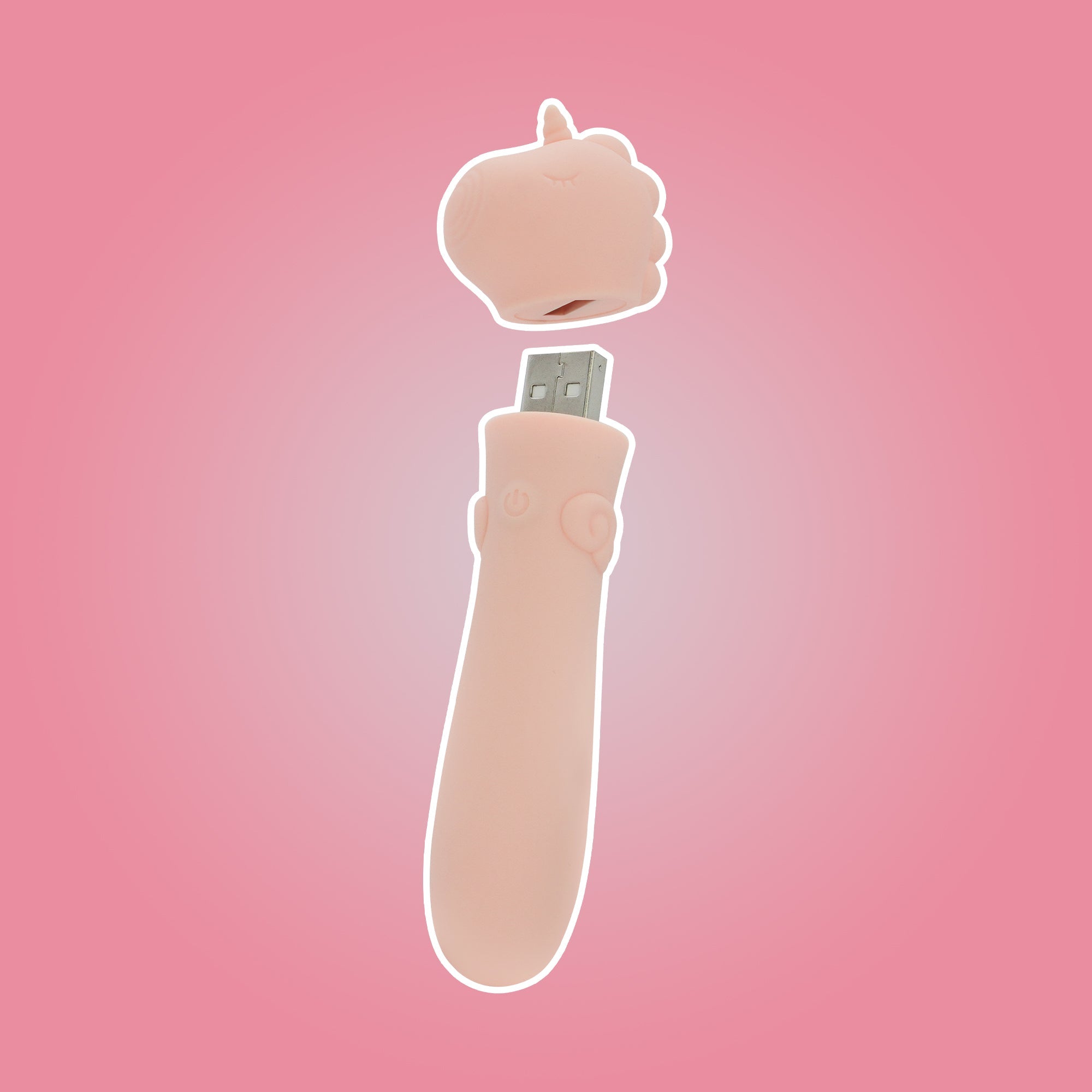 Heart Throb USB Bullet Vibrator