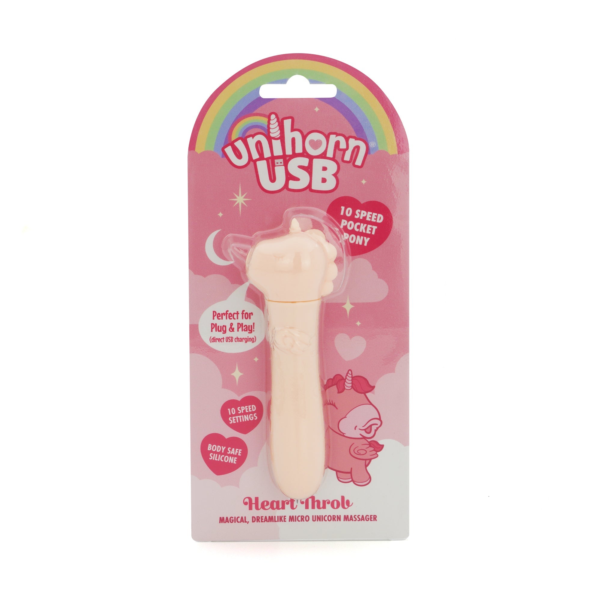 Heart Throb USB Bullet Vibrator