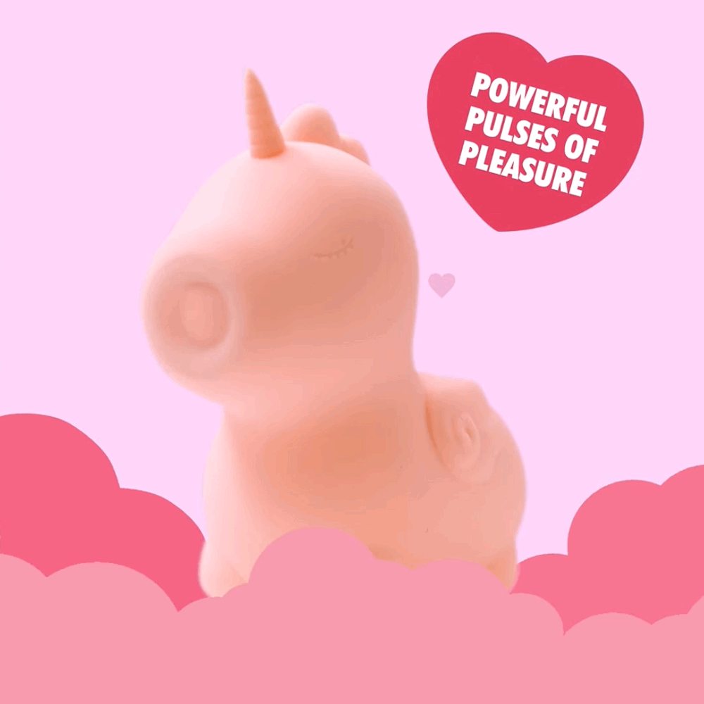 Heart Throb Unicorn Pulsing Clitoral Vibrator