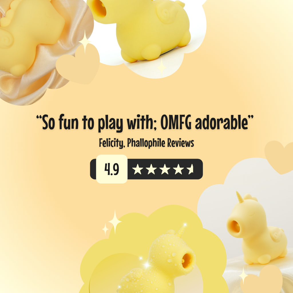 Bean Blossom Unicorn Fluttering Clitoral Vibrator