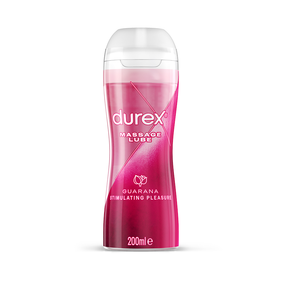 Durex 2 in 1 Stimulating Guarana Massage Water Based Lube