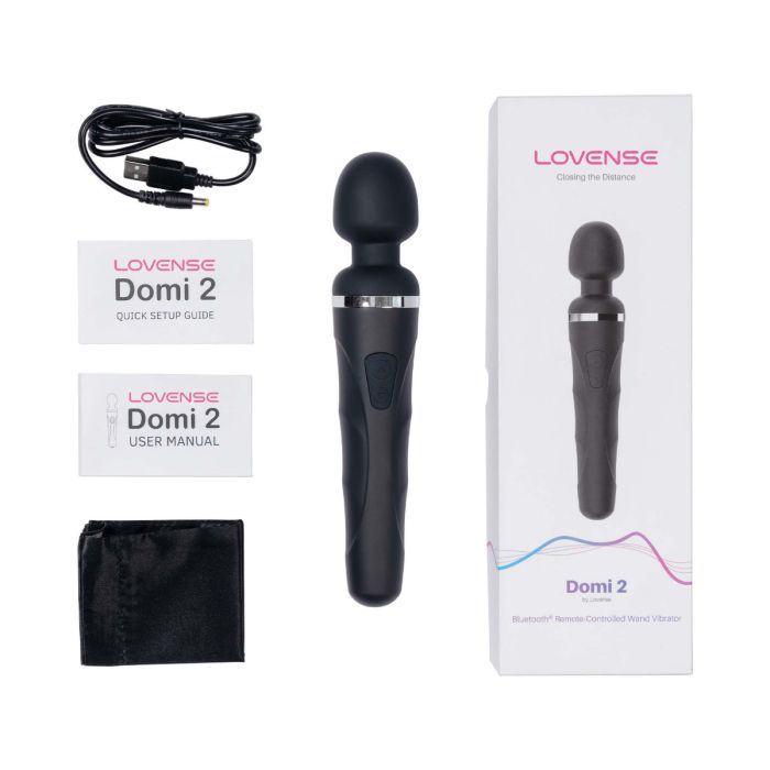 Lovense Domi 2 App Controlled Rechargeable Mini Wand Vibrator