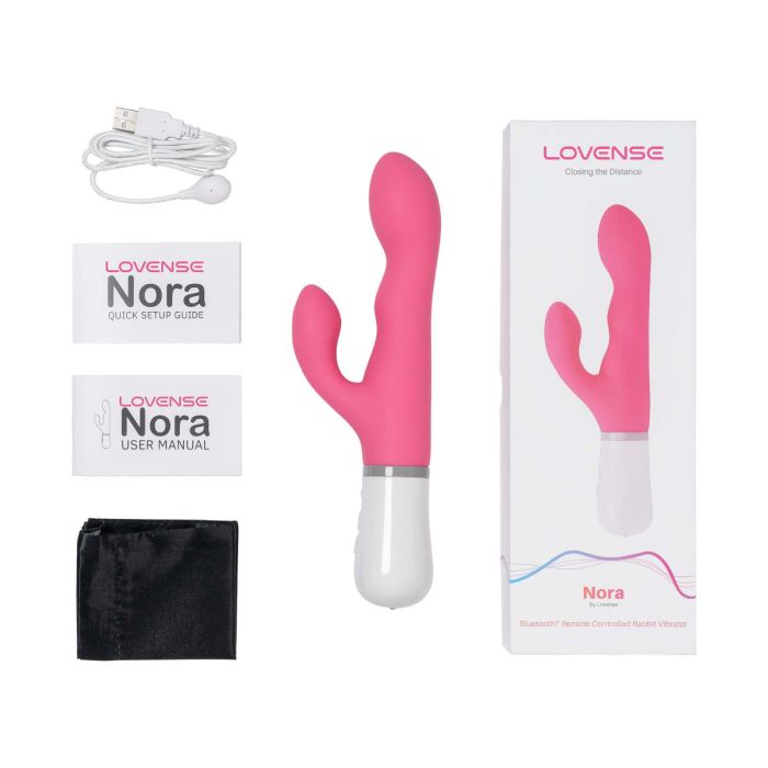 Lovense Nora App Controlled Rechargeable Rotating Rabbit Vibrator
