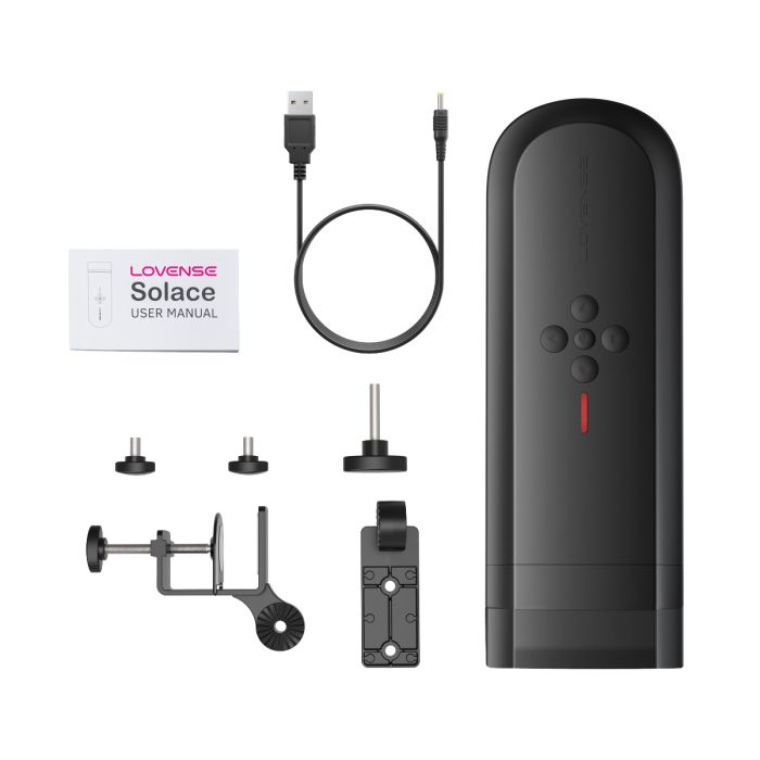 Lovense Solace App Controlled Rechargeable Thrusting Masturbator