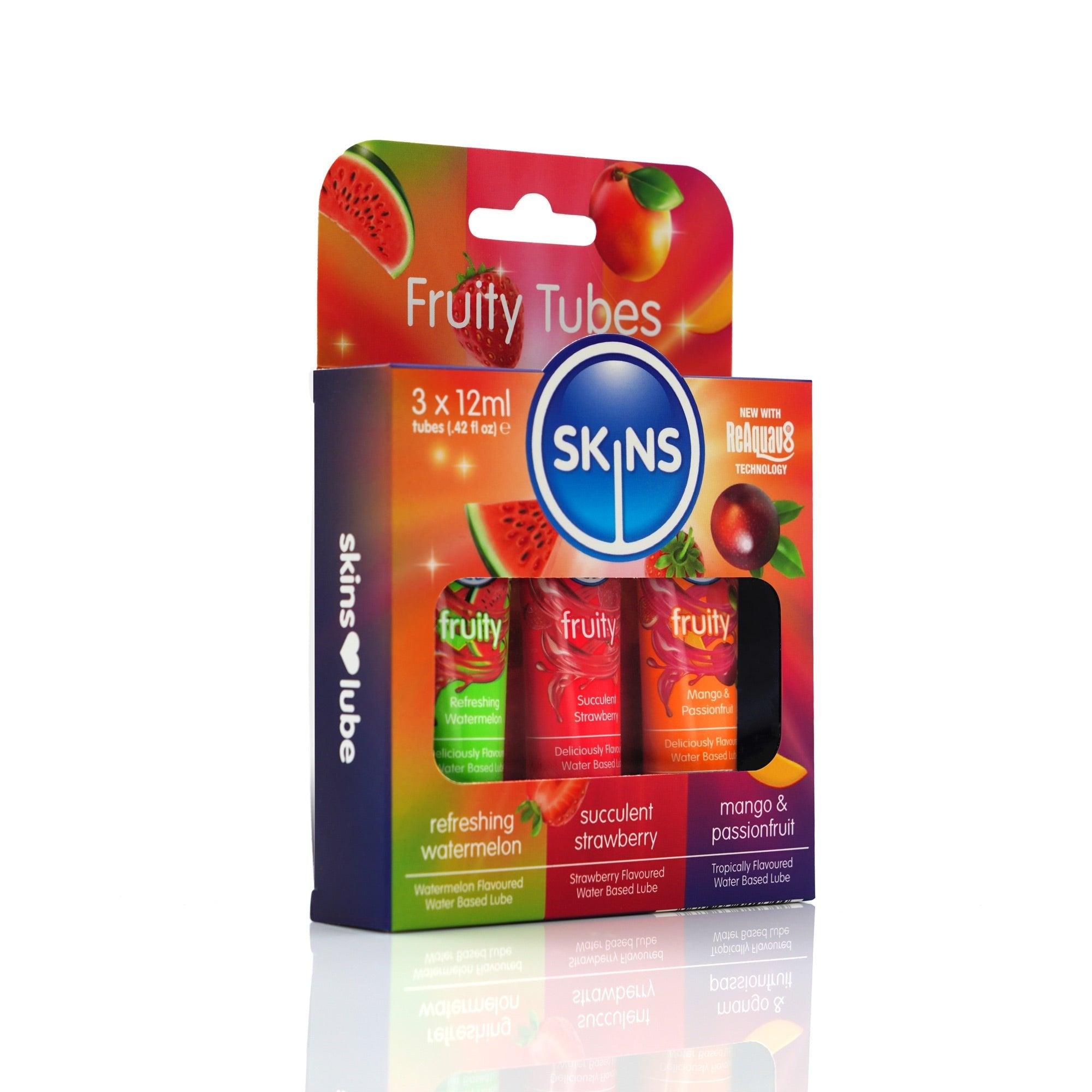 Skins Fruity Lubes Sampler Tubes (3 x 12ml)