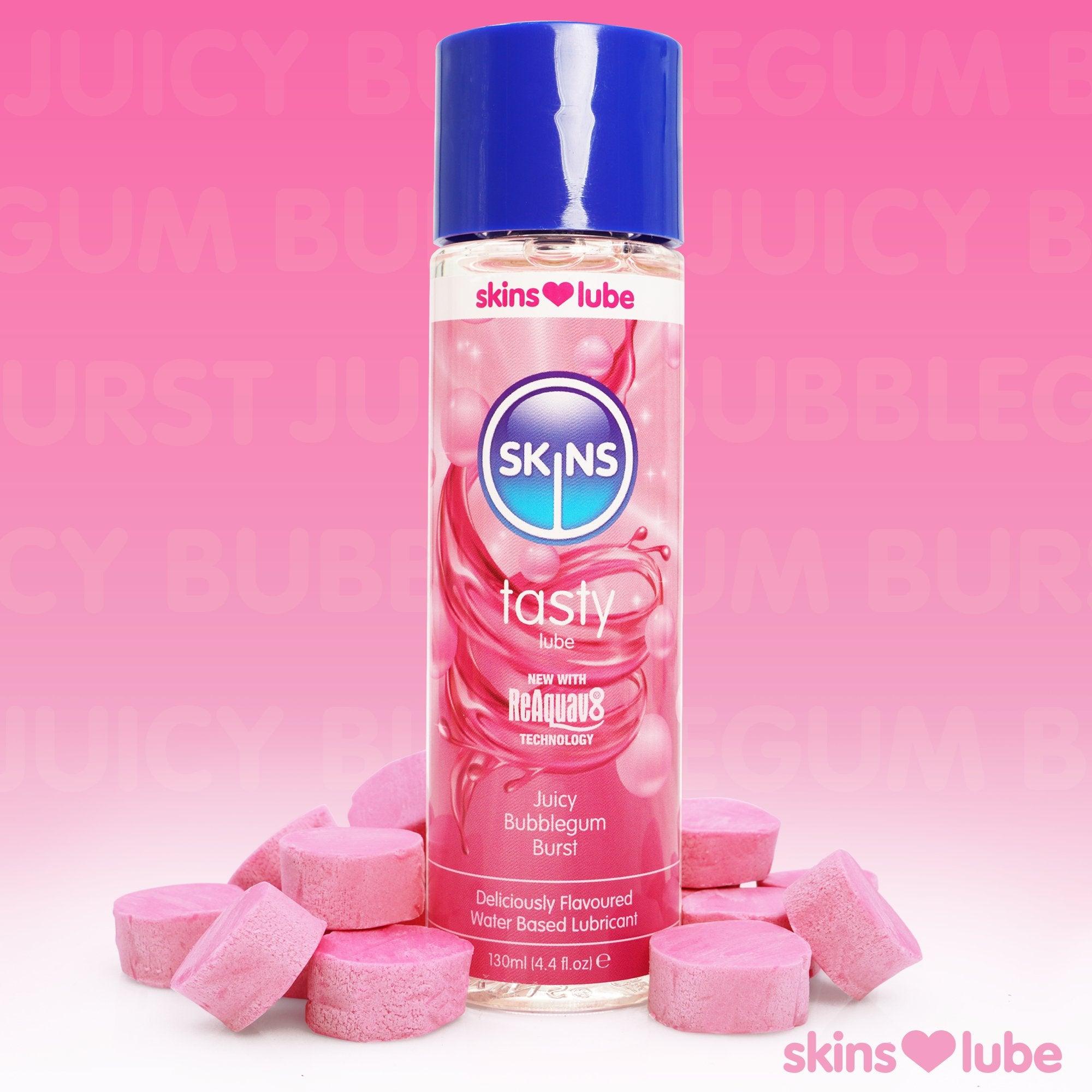 Skins Bubblegum Flavoured Water Based Lubricant